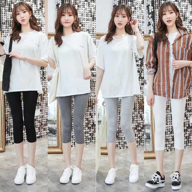 Korean Casual Slim Pants for Women's Summer Wear