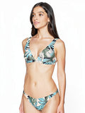 Roxy Juniors Solid Softly Love Elongated Bikini Swimsuit Top, Size Large