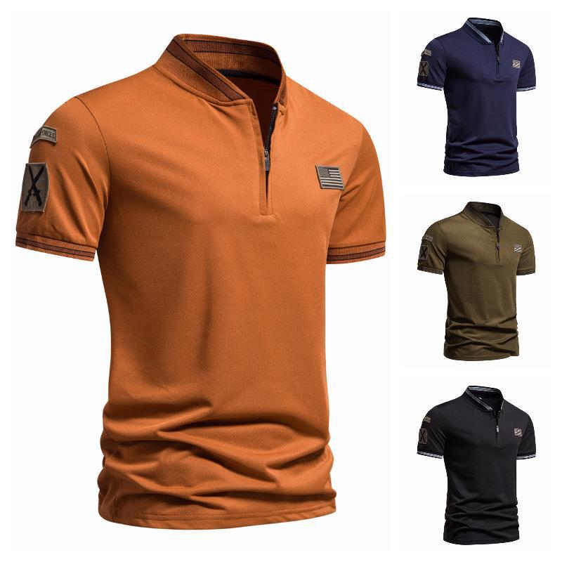 2023 Summer Men's T-Shirt with American Air Force Label