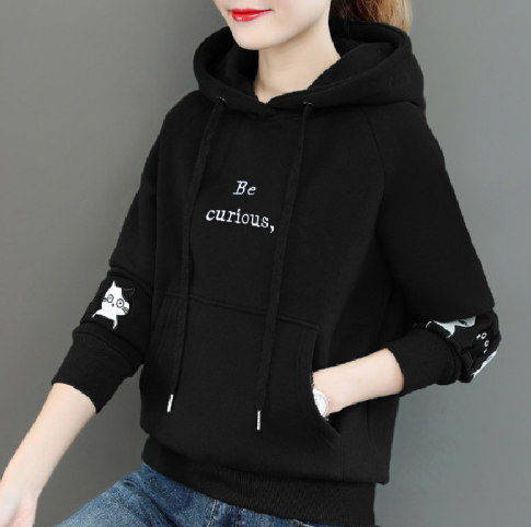 2020 New Thick Women's Hoodie - Loose Fit for Students