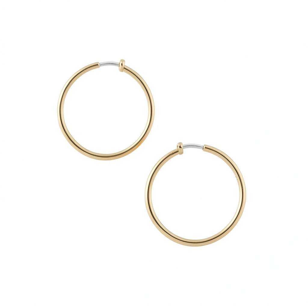 Anne Klein Gold-Tone Large Hoop Earrings