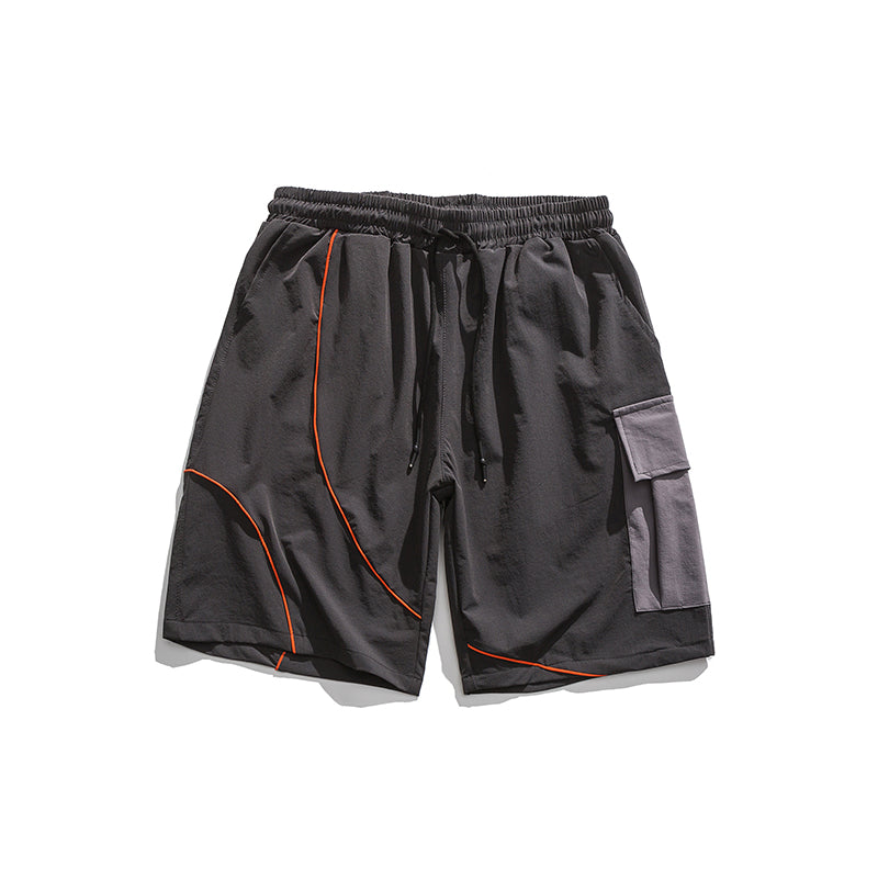 Loose Casual Five-point Stripe Overalls Shorts Pants