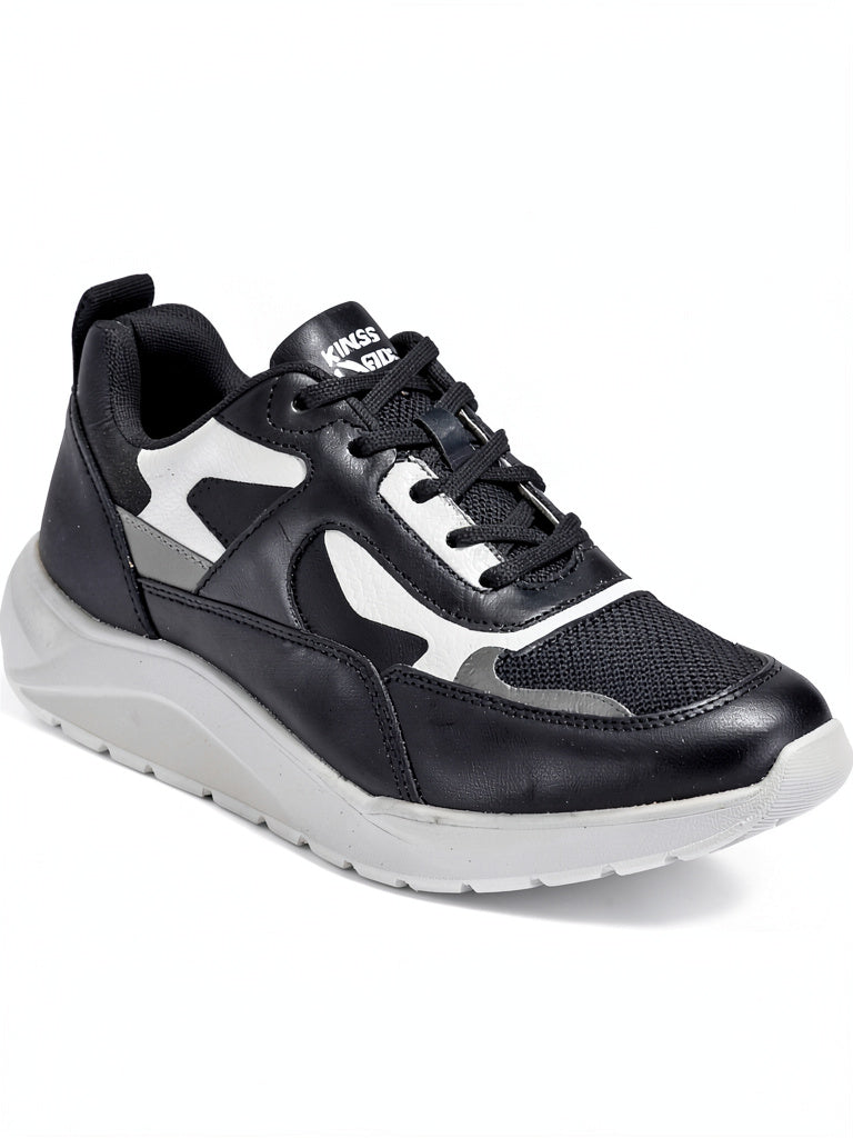 Kingside Mens Phillip Dad Sneakers Mens Shoes Black/White Size 12M
