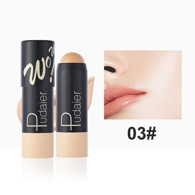 Pudaier Long-lasting Matte Foundation Stick for Dark Skin