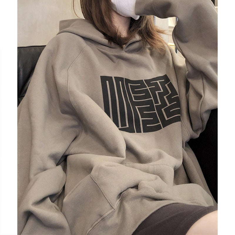 Korean Style Loose Long-Sleeved BF Top