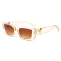 Fashionable Small Frame V Word Sunglasses for Women