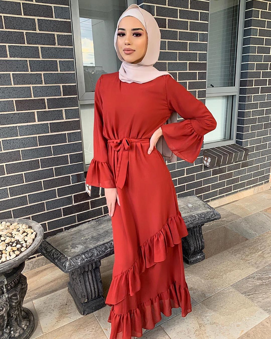 New Muslim Long Dress for Girls - Arabic Robe Style
