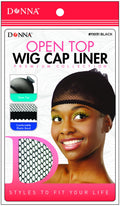 DONNA Weaving CAPS Open Top Wig Cap Liner Wig Head Wig Caps for Women Hair Net 1PC Black Color