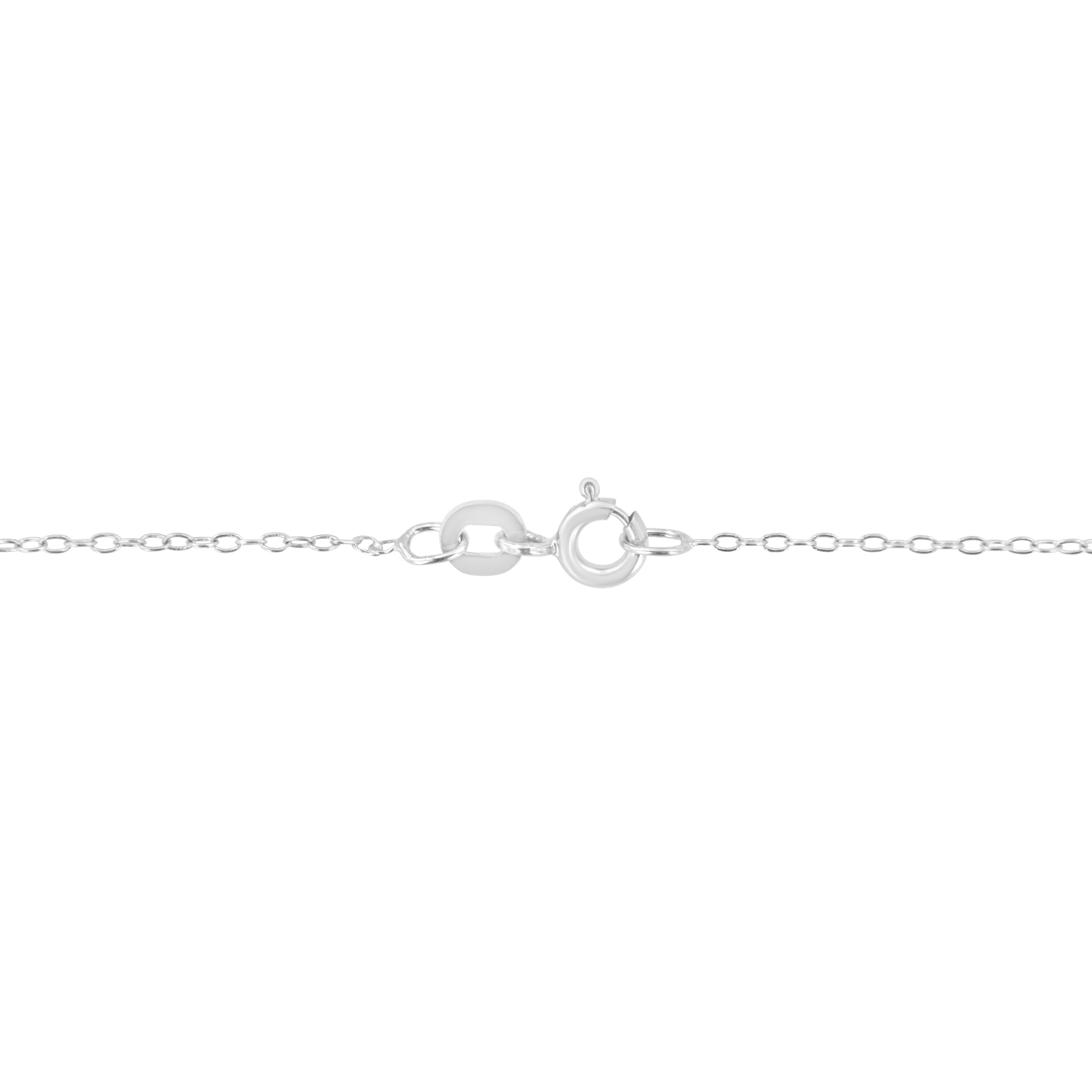 .925 Sterling Silver 1.0 Ctw Diamond Shadow Open Heart Halo 18" Pendant Necklace (I-J Color, I1-I2 Clarity)