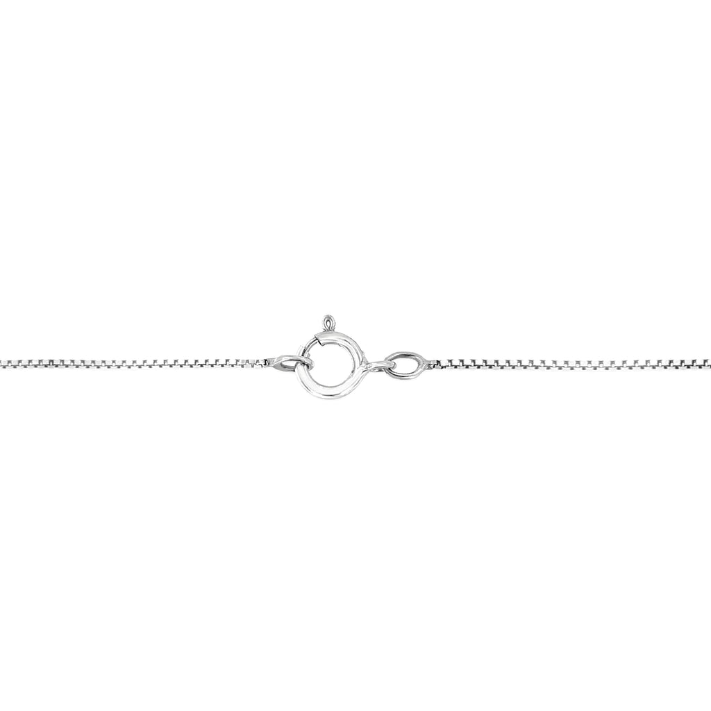 10K White Gold 1/4 Cttw Round Brilliant Cut Lab Grown Blue Diamond 4-Prong Solitaire Pendant Necklace (Blue Color, VS2-SI1 Clarity) - 18"