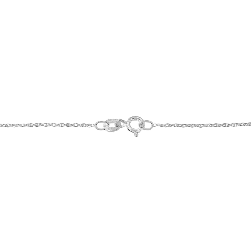 .925 Sterling Silver 1/3 Cttw Diamond Framed Open Cross 18" Pendant Necklace (J-K Color, I2-I3 Clarity)