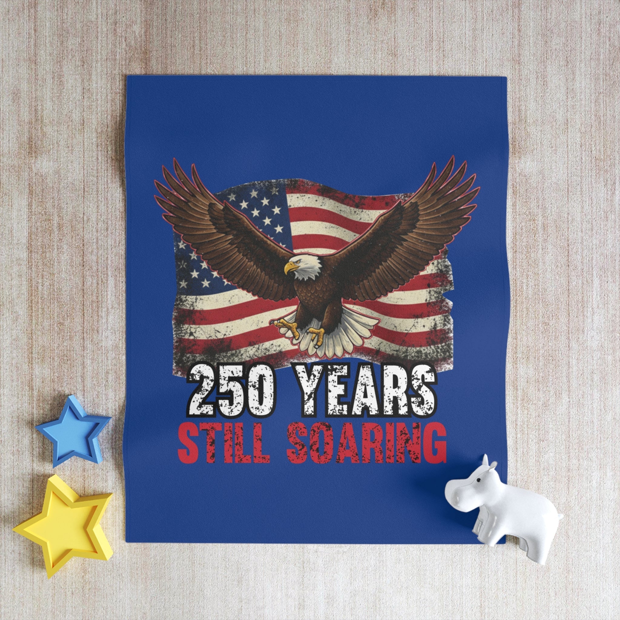 America 250 Cozy Throw Blanket