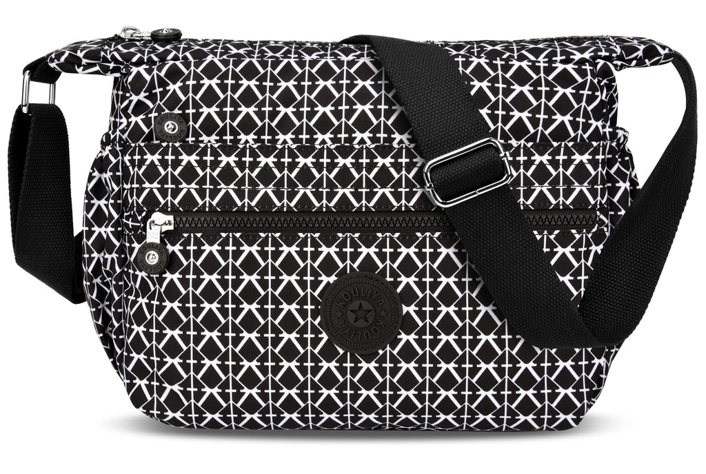 ZENTREON Nylon Crossbody Bags for Women Waterproof Lightweight Purses Multi Pockets Shoulder Bags