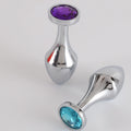 New Bullet Metal Anal Plug for Couples' Pleasure
