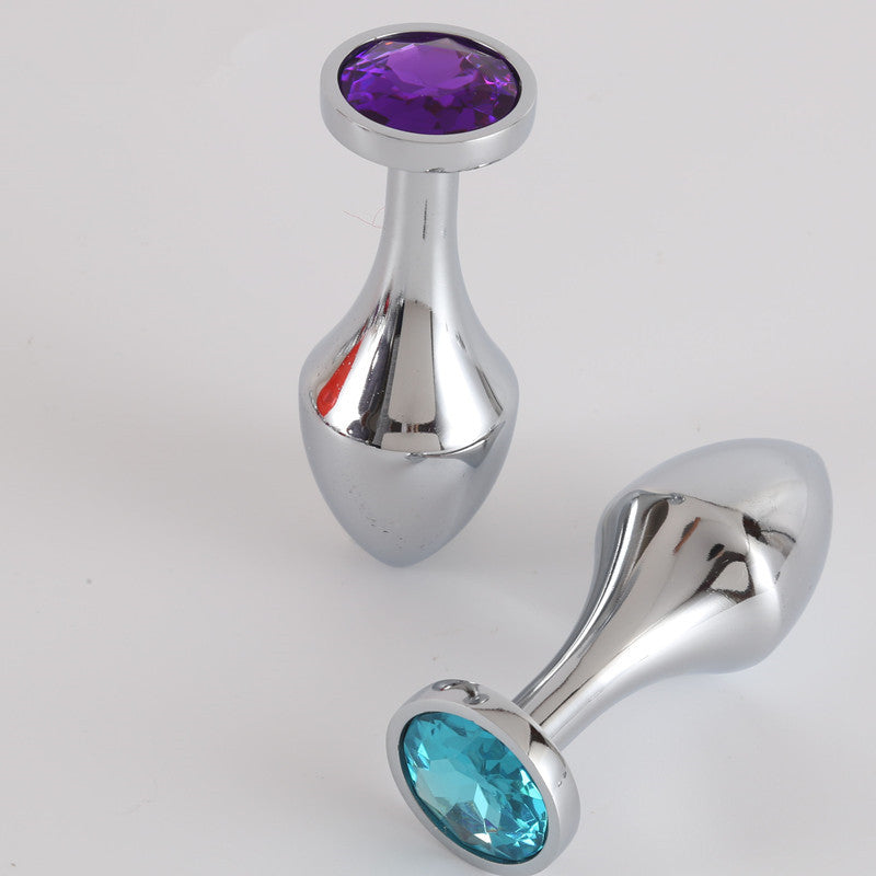 New Bullet Metal Anal Plug for Couples' Pleasure
