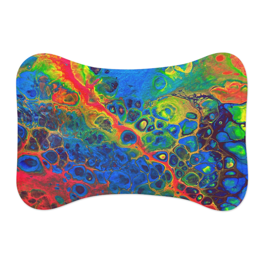 Bespattered Facade Rainbow Pet Feeding Mats (3 Shapes)