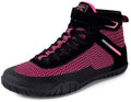 Women Wrestling Shoes Boxing Shoes Zero Drop Sole Black Rose