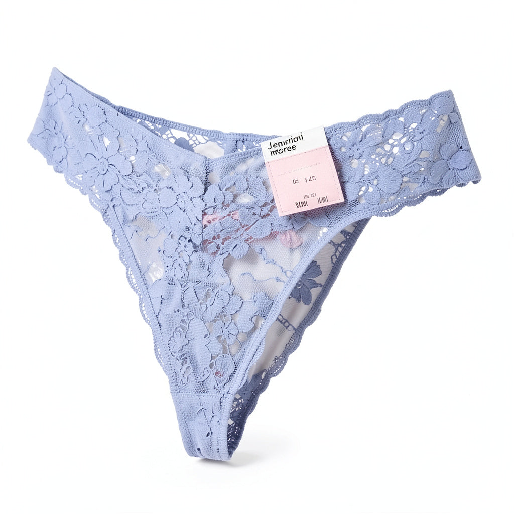Jenni by Jennifer Moore Womens Lace Thong Panty One Size
