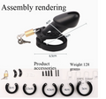 Silicone Chastity Lock for Men - Adult Pleasure Device