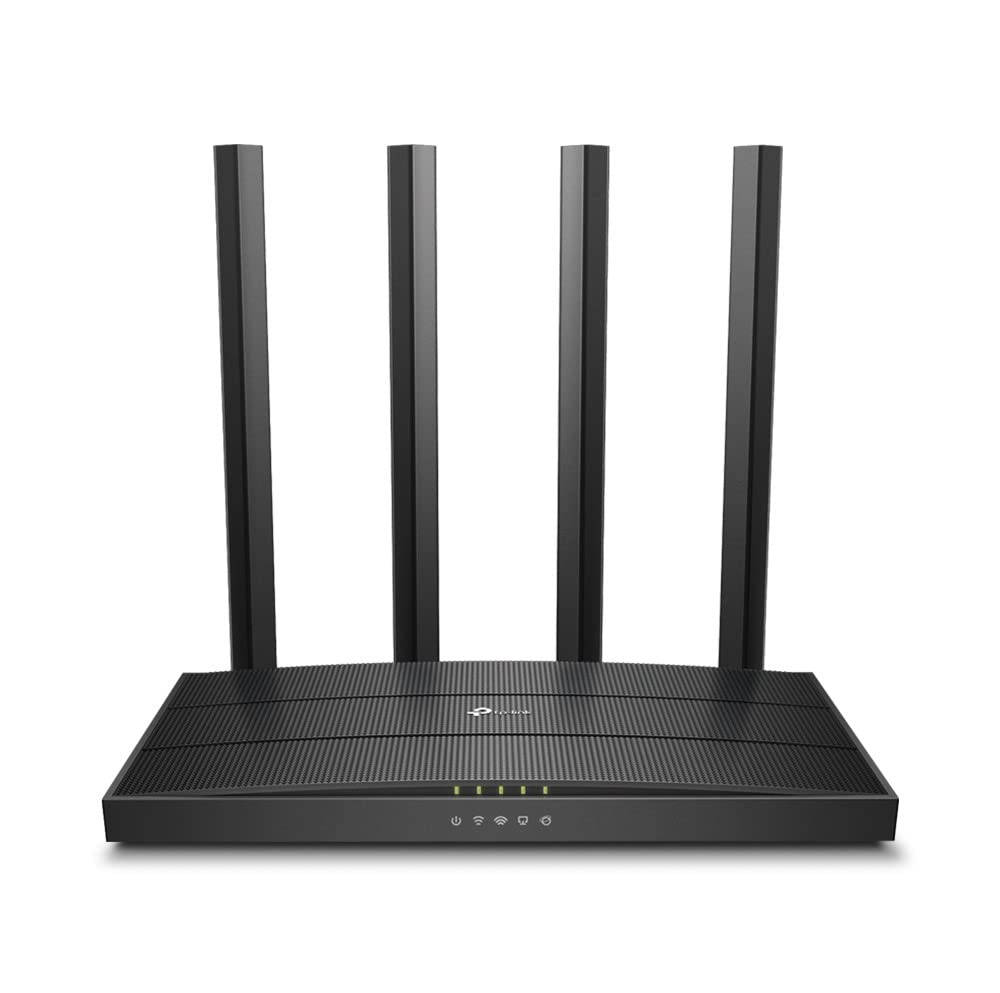 TP-Link AC1200 Gigabit WiFi Router (Archer A6) - Dual Band MU-MIMO Wireless Internet Router 4 x Antennas OneMesh and AP mode Long Range Coverage (Renewed)