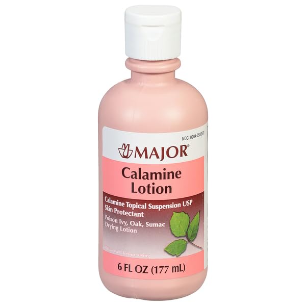 MAJOR Calamine Lotion - Calamine Topical Suspension USP Skin Protectant - 6 Fl Oz (177 mL)