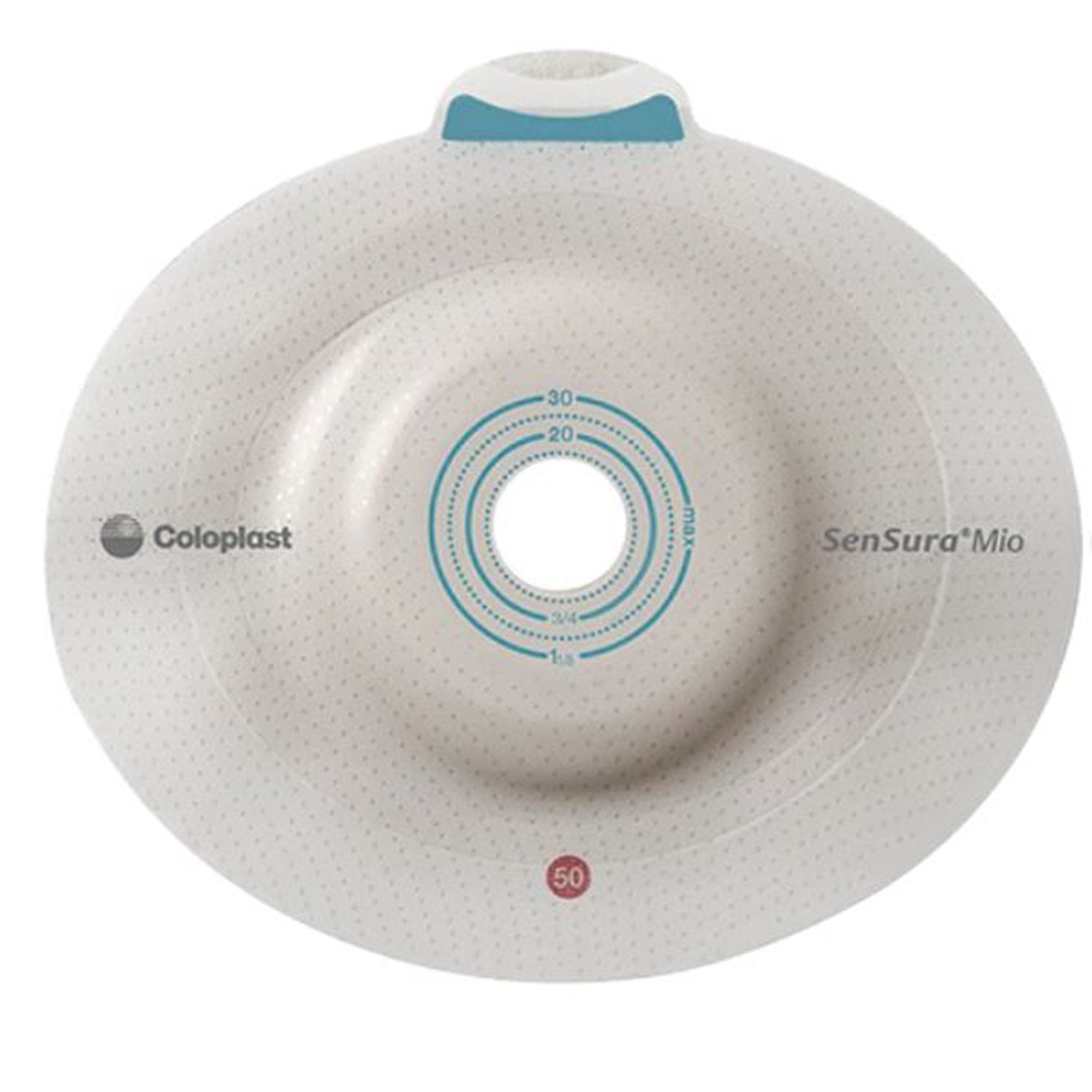 SenSura® Mio Click Ostomy Barrier, Trim to Fit 15 – 40 mm, Blue Match 16961