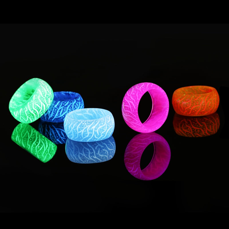 New Magic Forest Glow-in-the-Dark Crackle Ring