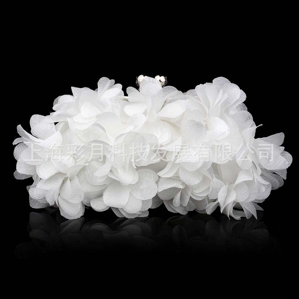 Handcrafted Floral Evening Clutch and Fashion Bag