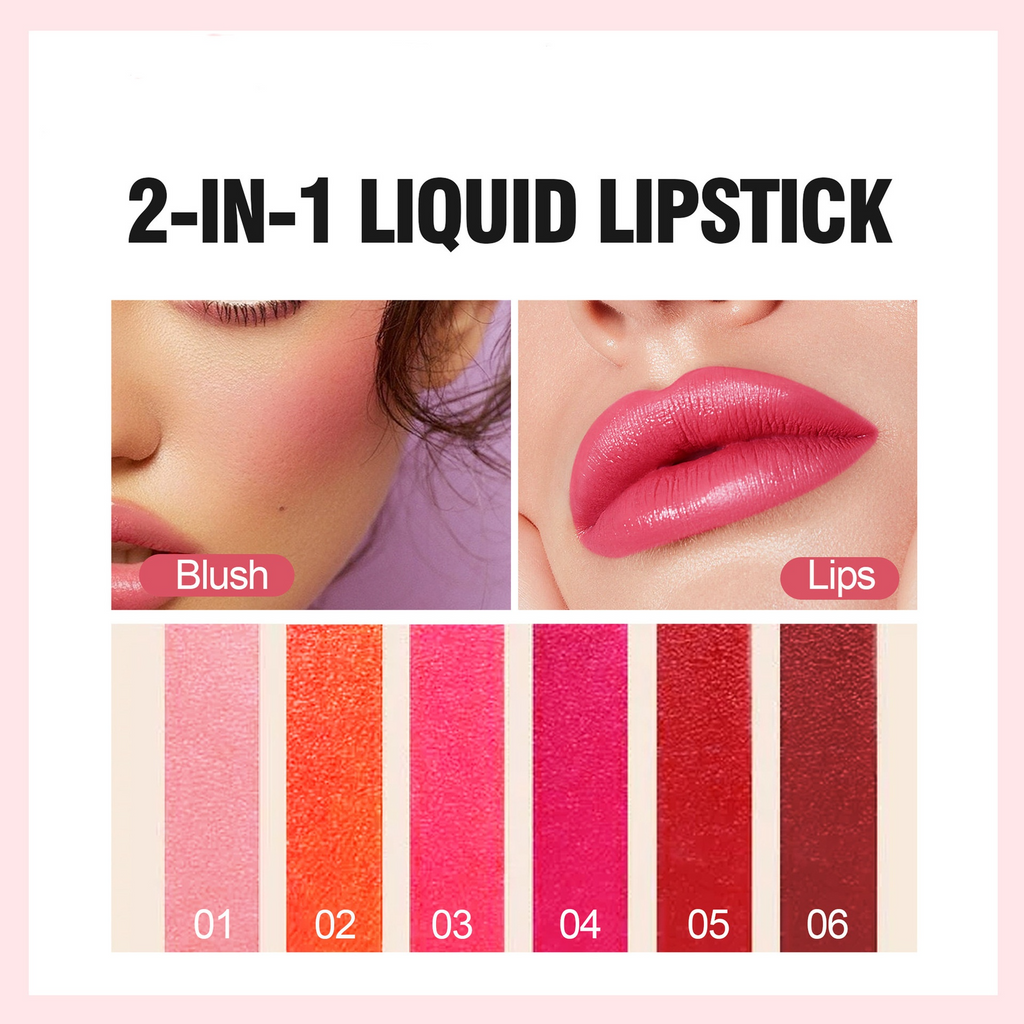 Matte Long Lasting Lip Stain – Non-Fading Moisturizing Lip Gloss