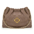 Milan Chiva Small Bag for Women Dumpling Clutch Purse with Gold Chain Strap