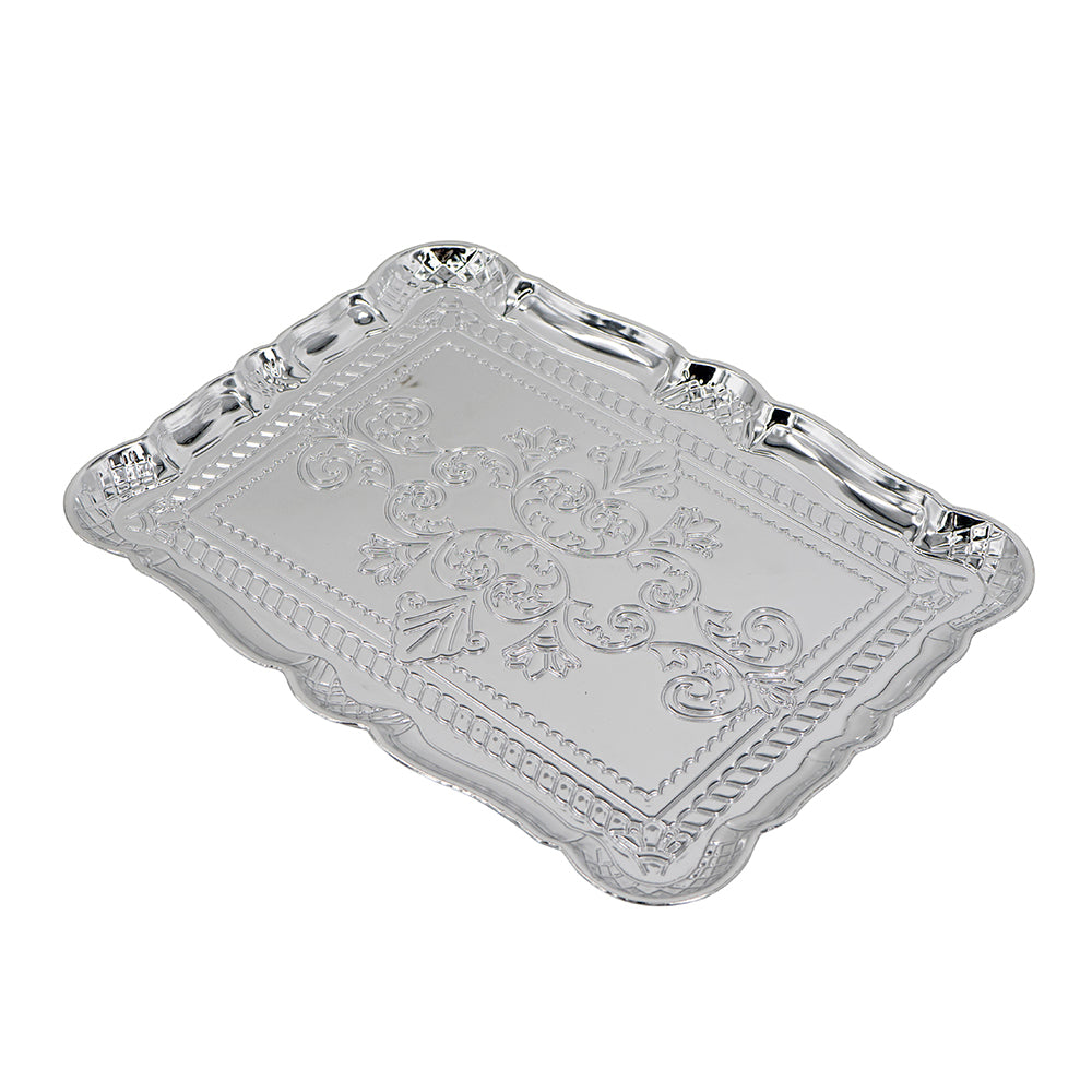 6 Pack Plastic Charger Plate, 11.8' x 9.1'