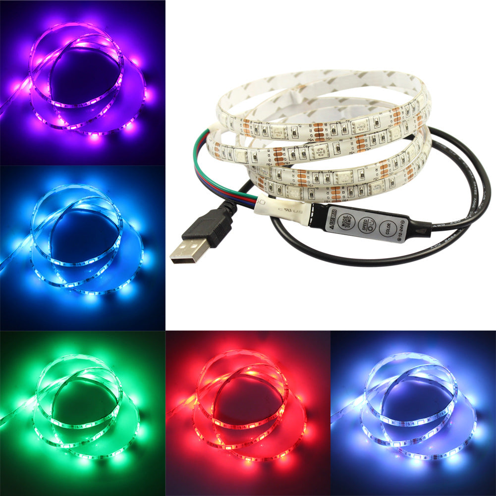 New USB LED Strip Light, 1m Creative Bike Light