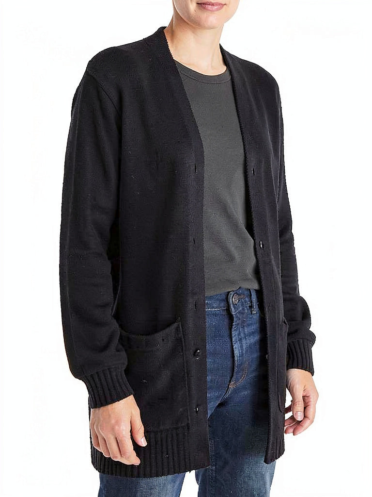 Velvet by Graham & Spencer Long Open-Front Cardigan, Size Small