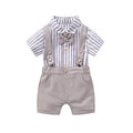 Boys' Gentleman Suit Set with Shirt and Bow Tie
