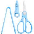 OIIJIOK Ceramic Scissors for Baby Food SetBaby Food Scissors with TongsPortable Toddler Shears with Protective Blade Cover and Travel CaseIdeal for Noodles Meat Chicken Veggies and Fruits