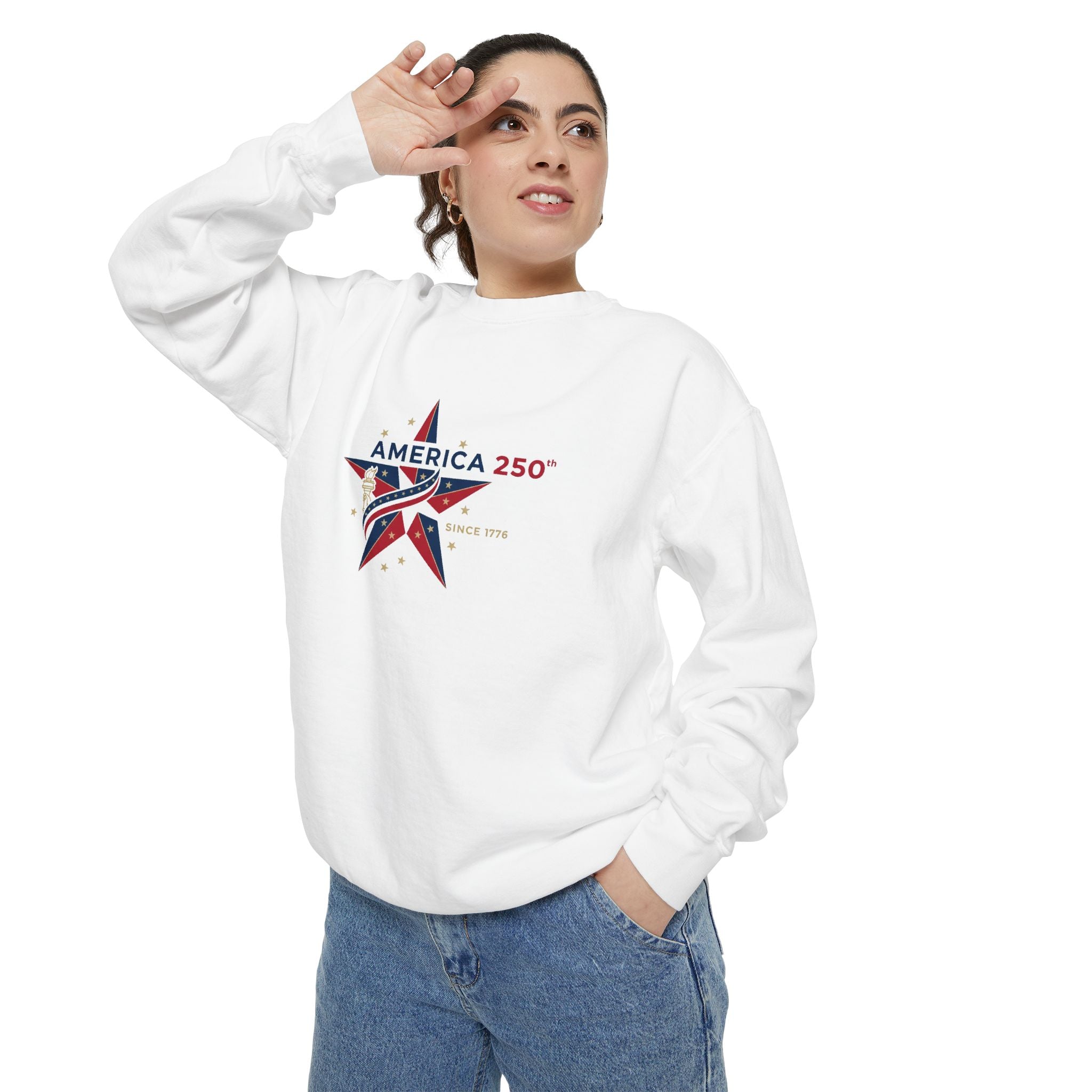 America Star 250 -  Happy Birthday USA Sweatshirt