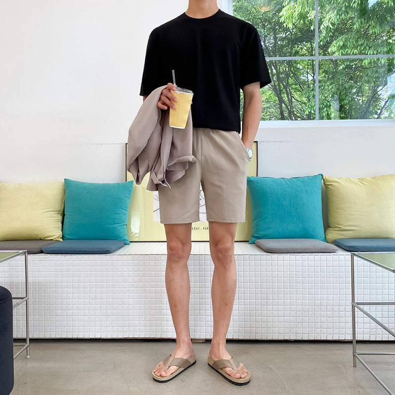 Men's Retro Casual Five-Point Workwear Shorts
