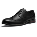 CGRRBW Mens Dress Shoes Casual Oxford Shoes Dress Sneakers Business Wingtip Brogue Office Shoes NJXM02-BLACK-11