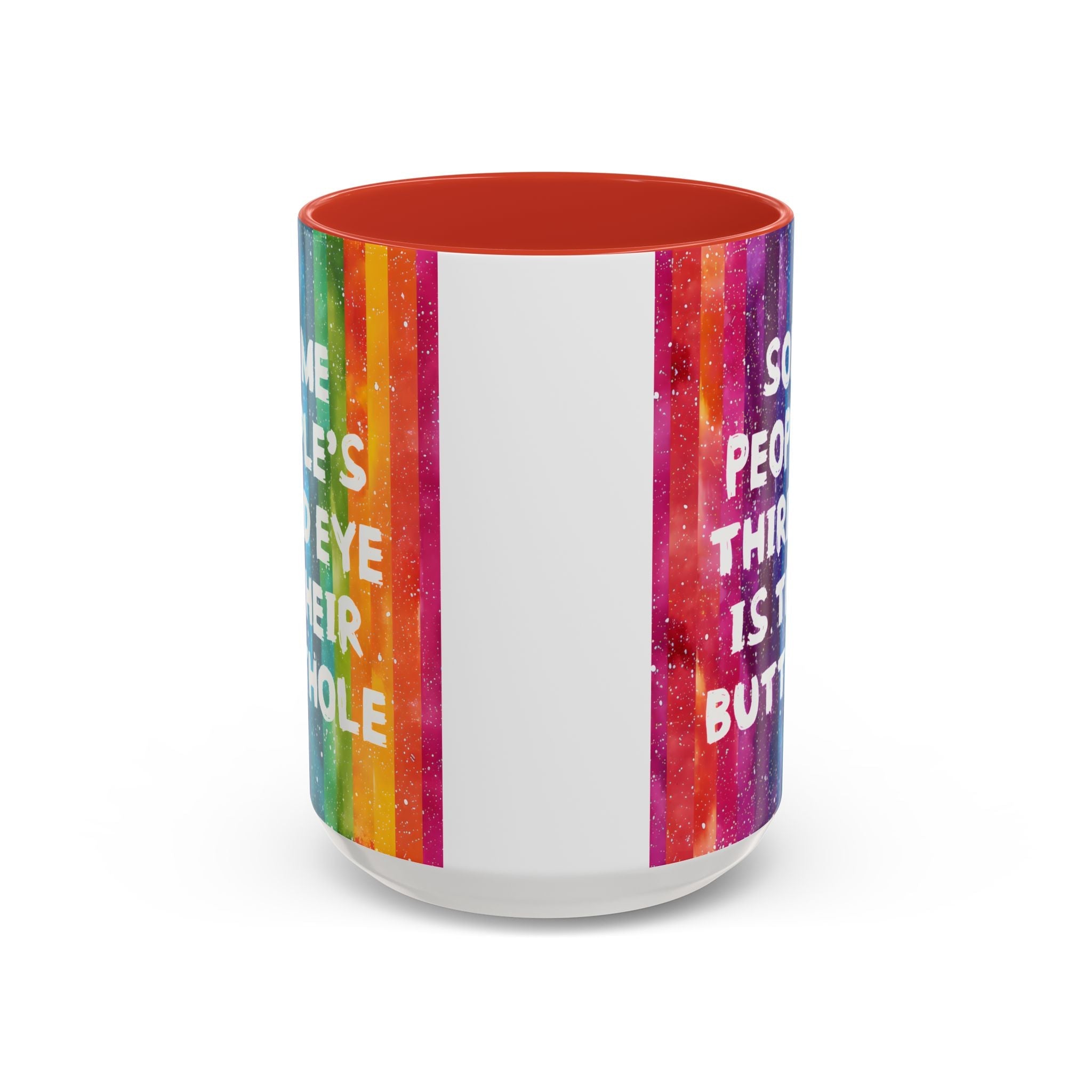 Bespattered Facade All-Seeing Butthole Rainbow Mug | Eight Colors | 11oz or 15oz