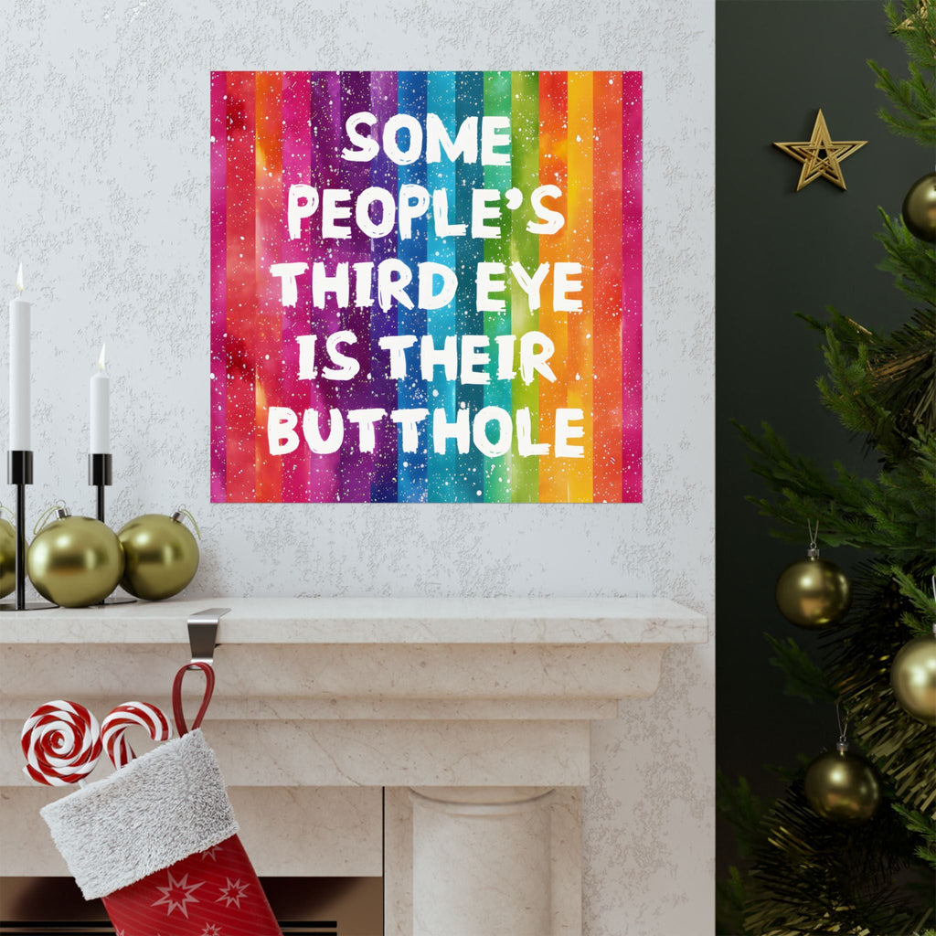 Bespattered Facade All-Seeing Butthole Rainbow Giclée Archival Matte Paper Prints