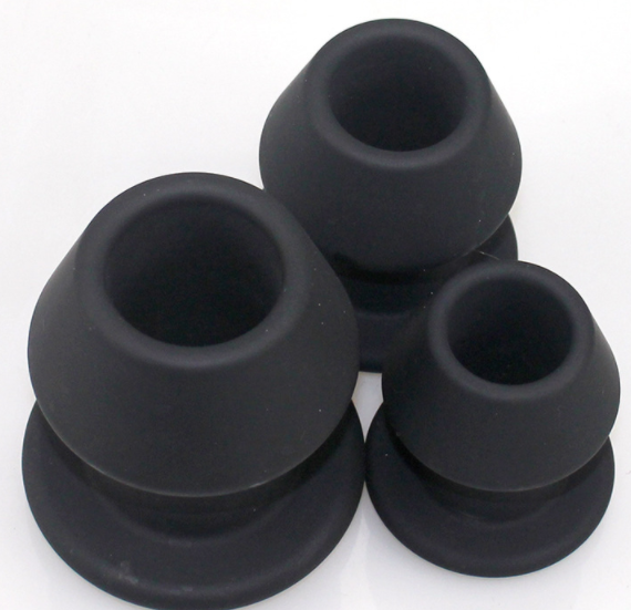 Silicone G-Spot Hollow Anal Plug for Pleasure