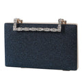 Women's Diamond Evening Clutch Bag with Chain Strap