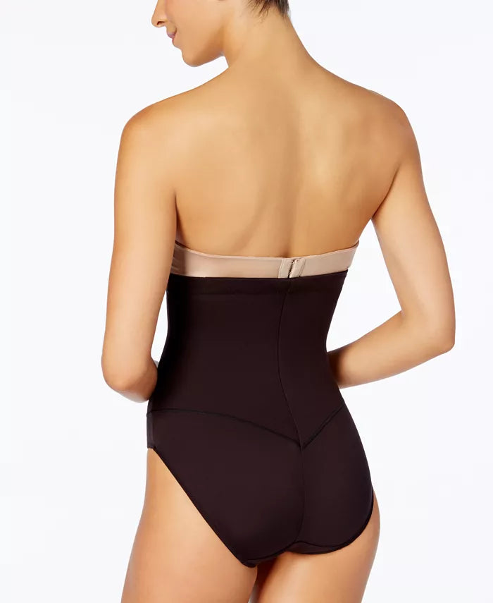Maidenform Womens Flexees Firm Control High Waist Brief Panty in Black, Small