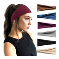 STGDAK Headbands Classy Hairband Knotted Wide Headband Turban Soft Sweatbands Non Slip Wrap Head Bands Yoga Workout Hairbands Elastic Hair Accessories for Women Girls 6 Pack