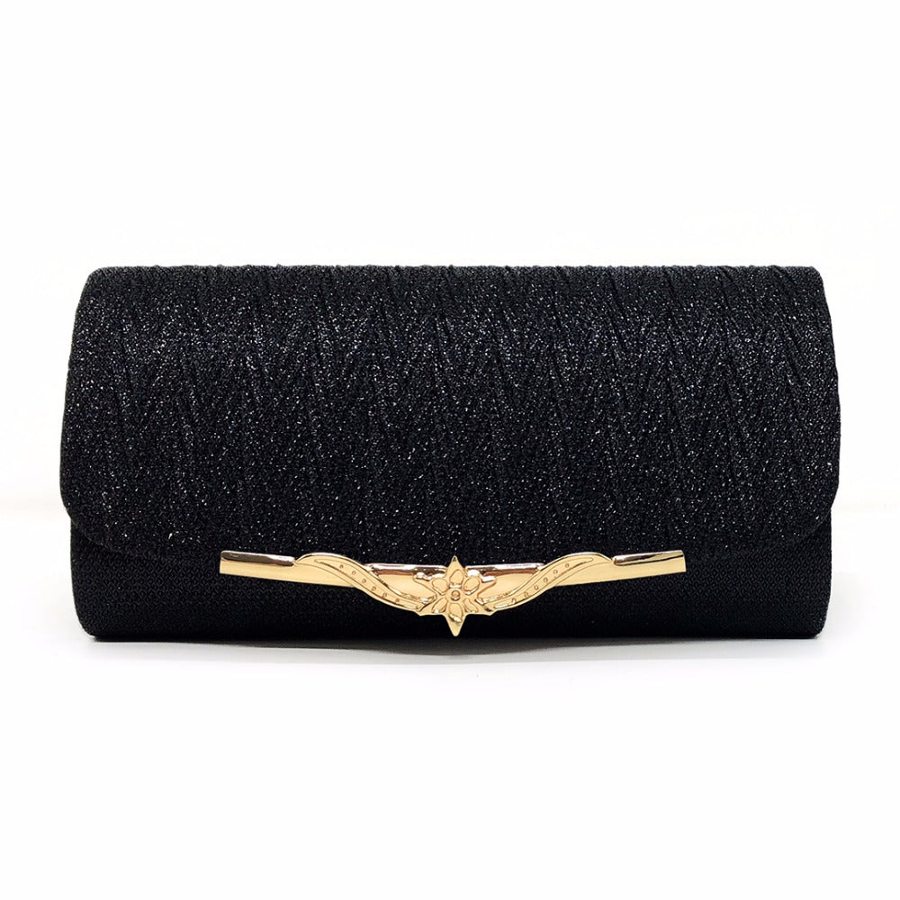 Fashion Women's Glitter Evening Clutch Shoulder Bag