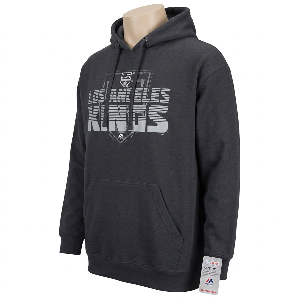 Majestic Los Angeles Kings Mens Fleece Hoodie, Size 3X