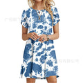 Printed Pocket Dress for Women