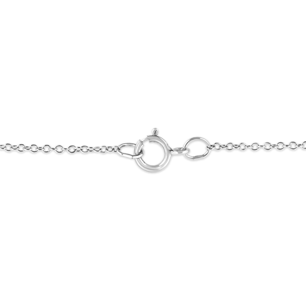 .925 Sterling Silver Prong-Set Diamond Accent Starfish Pendant Necklace (I-J Color, I1-I2 Clarity) - Size 18"