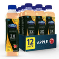 Pedialyte Electrolyte Solution Apple Hydration Drink half liter each 16.9 Fl Oz (Pack of 12)