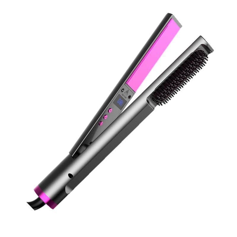Hair Straightener with Comb Attachment